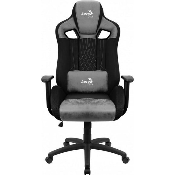 Gaming Chair Aerocool EARL AeroSuede 180º Black Grey-0