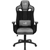 Gaming Chair Aerocool EARL AeroSuede 180º Black Grey-0