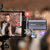 External Hard Drive Adata SC750 Black-1