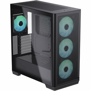 ATX Semi-tower Box Aerocool APNX-C1-BK-V1-ARGB-0