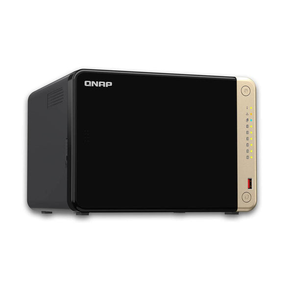 QNAP | 6-Bay desktop NAS | TS-664-8G | Intel Celeron | N5095 4-core | Processor frequency 2.9 GHz | 8 GB | DDR4-0