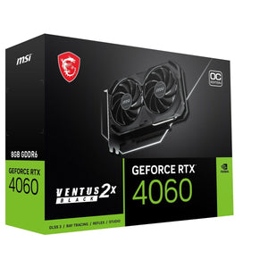 Graphics card MSI RTX 4060 VENTUS 2X BLAC Geforce RTX 4060 GDDR6 8 GB-0