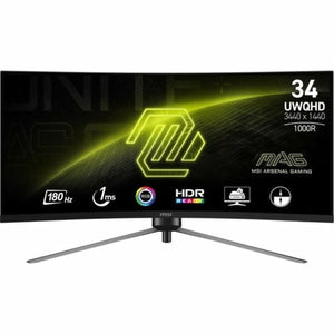 Monitor MSI 345CQR 34" UltraWide Dual Quad HD 50 - 60 Hz 180 Hz-0