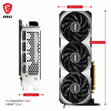 Graphics card MSI VGAMISNVDM216 GEFORCE RTX 4070 RTX 4070 SUPER 12 GB GDDR6 GDDR6X-2