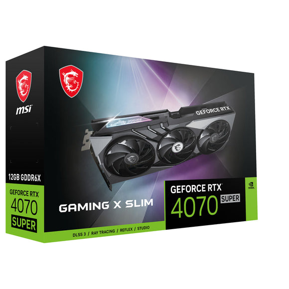 Graphics card MSI RTX 4070 SUPER 12G GAMING X SLI RTX 4070 SUPER 12 GB GDDR6X-0