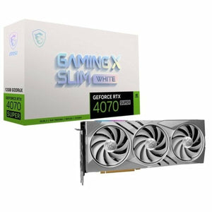 Graphics card MSI GEFORCE RTX 4070 SUPER 12G GAMING X SLIM WHITE GEFORCE RTX 4070 12 GB GDDR6-0