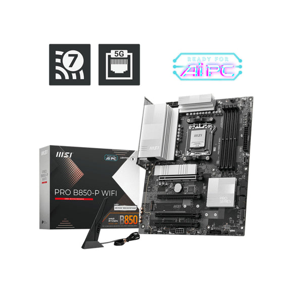 Motherboard MSI PRO B850-P WIFI AMD B850 AMD AM5-0