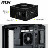 Power supply MSI 306-7ZP1B21-CE0 1000 W 80 Plus Gold ATX-2