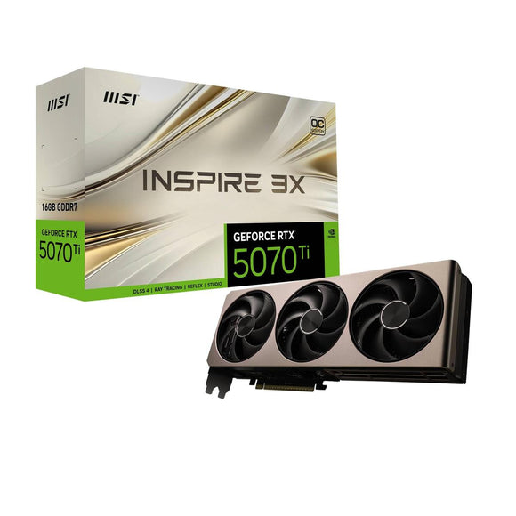 GeForce RTX 5070 Ti 16G INSPIRE 3X OC (DLSS 4, 3x DisplayPort, 1x HDMI 2.1)-0