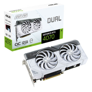 Graphics card Asus Dual GeForce RTX 4070 White OC Edition GEFORCE RTX 4070 12 GB-0