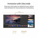 Monitor Asus 90LM04A0-B02370 UltraWide Quad HD 34"-18