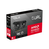 Graphics card Asus RX7600-O8G-EVO AMD Radeon RX 7600 8 GB GDDR6-10