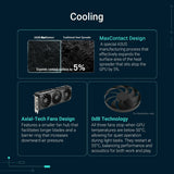 Graphics card Asus 90YV0MP0-M0NA00 geforce rtx 5060 ti 8 GB GDDR6-19