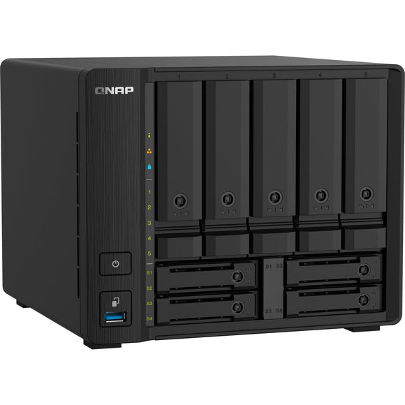 QNAP | 9-Bay QTS NAS | TS-932PX-4G | Up to 9 HDD/SSD Hot-Swap | AnnapurnaLabs Alpine | AL324 ARM Cortex-A57 Quad-Core | Processor frequency 1.7 GHz | 4 GB | DDR4-0