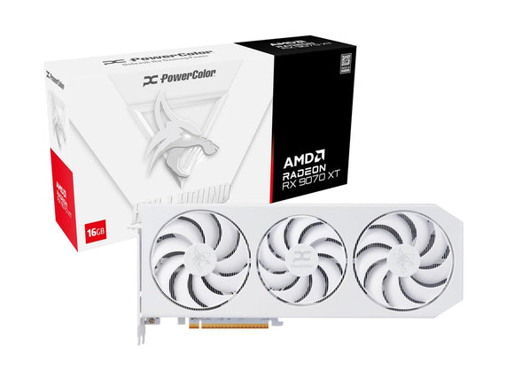 VGA PowerColor Radeon Hellhound White RX 9070 XT 16GB GDDR6-0