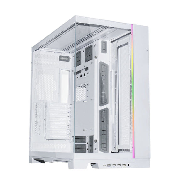 ATX Semi-tower Box Lian-Li O11DEXL-W White Multicolour-0