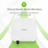 Router ZyXEL White RJ45 Ethernet LAN-21