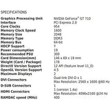 Graphics card MSI NVIDIA GeForce GT 710 GDDR3-20