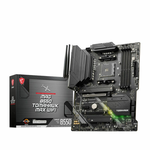 Motherboard MSI MAG B550 TOMAHAWK MAX WIFI AMD AM4 AMD B550 ATX-0