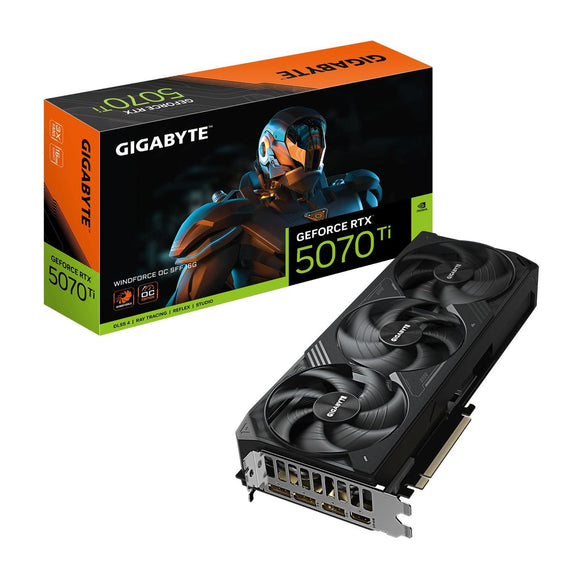 Gigabyte GeForce RTX 5070 Ti WINDFORCE OC SFF 16G | NVIDIA | 16 GB | GeForce RTX 5070 Ti | HDMI ports quantity 1 | PCI-E 5.0-0