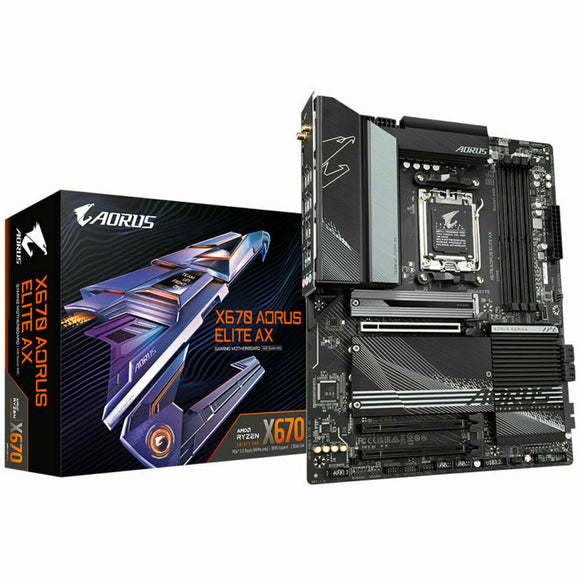 Motherboard Gigabyte X670 AORUS ELITE AX Intel Wi-Fi 6 AMD AM5-0