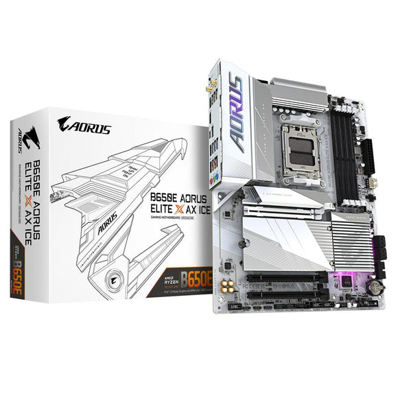 Motherboard Gigabyte B650E AORUS ELITE X ICE AMD AMD B650 AMD AM5-0