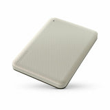 External Hard Drive Toshiba CANVIO ADVANCE Beige White 4TB USB 3.2 Gen 1-0