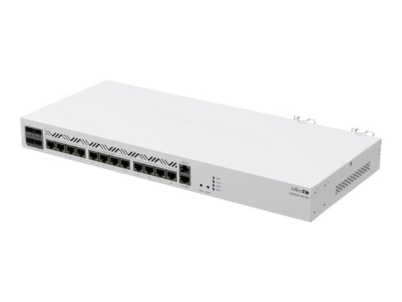 |Mikrotik Cloud Core Router CCR2116-12G-4S+, 16-CORE 2 GHZ ARM CPU, 16 GB DDR4 RAM, 4x10G SFP+ ports, 13xGigabit LAN ports, 1x RJ45 Serial port, 1x M.2 slots, 16 core CPU, 16 GB RAM, Dual redundant power supply, RouterOS L6 | Cloud Core Router-0