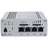 Router Teltonika RUTX09 White Aluminium USB 2.0 RJ45 Ethernet LAN USB x 3 USB x 1 Wi-Fi-6