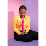 PalmPower-Recharge Wand Massager Le Wand Magenta Pink-12