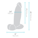 Realistic Dildo B-Vibe Silicone Ø 6,4-10,2 cm (17,5 cm)-3