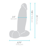 Realistic Dildo B-Vibe Silicone Ø 6 cm (19,5 cm)-3