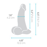 Realistic Dildo B-Vibe Silicone Ø 4,2 cm (13,2 cm)-3