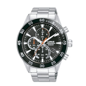 Men's Watch Lorus RM321JX9 Black Silver-0