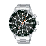 Men's Watch Lorus RM321JX9 Black Silver-2