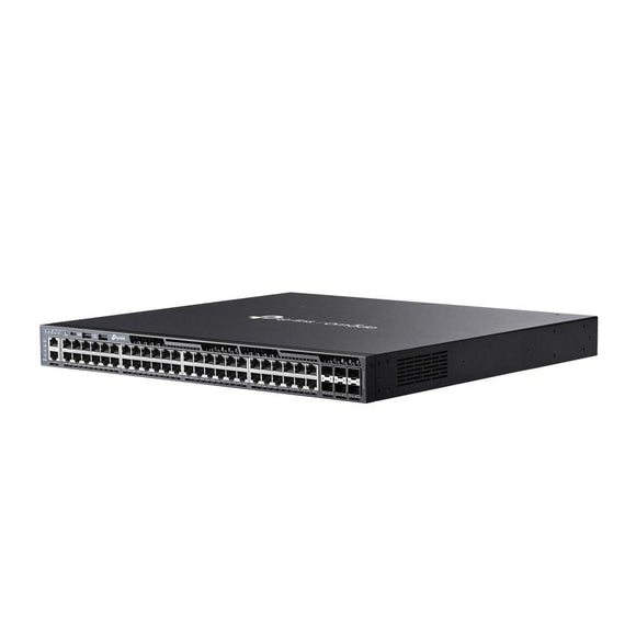 TP-LINK Switch SG6654XHP 48xGBit /6x10Gbit PoE+ Managed Layer 3 +++ Rack Mountable, Omada SDN, 4 Fans-0