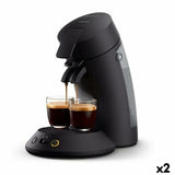Capsule Coffee Machine Philips SENSEO ORIGINAL PLUS Black 1 bar 0,7 L (2 Units)-0