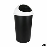 Rubbish Bin Tontarelli Big hoop White Black 45 L (10 Units)-0