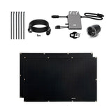 Self-installable Solar Kit Flex Full Black 400W x2 ultralight and flexible solar panels. Recommended use for balcony.-0