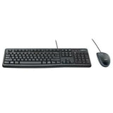 Keyboard and Mouse Logitech MK120 Black Spanish Qwerty (10 Units)-1