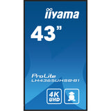 Monitor Videowall Iiyama Prolite LH4365UHSB-B1 4K Ultra HD 43" 50 - 60 Hz 60 Hz-5