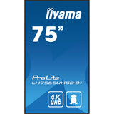 Monitor Videowall Iiyama ProLite LH7565UHSB-B1 75" 4K Ultra HD LCD 50 - 60 Hz 60 Hz-6