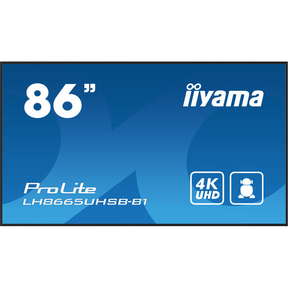 Monitor Videowall Iiyama ProLite LH8665UHSB-B1 86