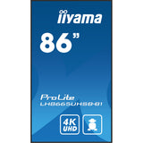 Monitor Videowall Iiyama ProLite LH8665UHSB-B1 86" 4K Ultra HD 50 - 60 Hz 60 Hz-6