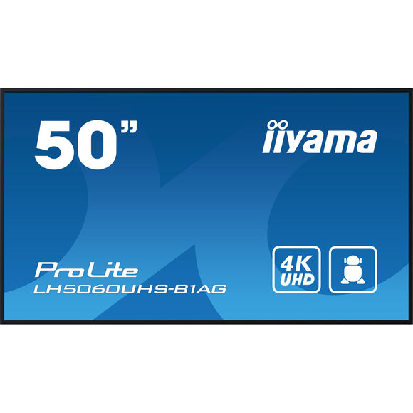 Videowall Monitor Iiyama LH5060UHS-B1AG 4K Ultra HD 50