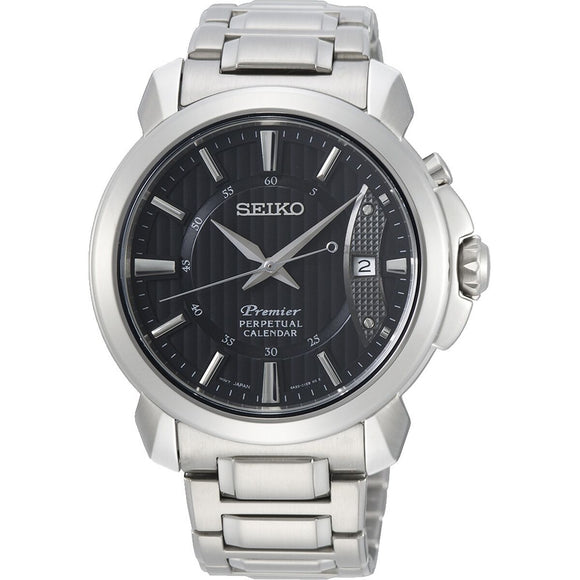 Unisex Watch Seiko Black Silver-0