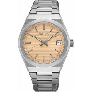 Men's Watch Seiko SUR577P1 Golden Silver (Ø 34 mm)-0