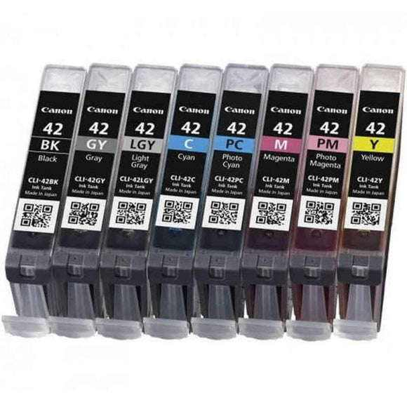 Original Ink Cartridge Canon CLI-42 BK/C/M/Y/PM/PC/GY/LGY Multicolour-0