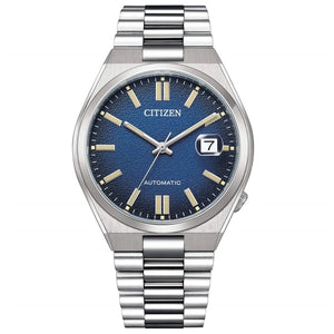 Men's Watch Citizen TSUYOSA AUTOMATIC - BLUE Silver (Ø 40 mm)-0