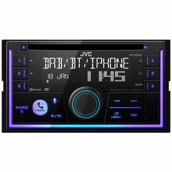 Radio CD for Cars JVC KD-X482DBT Black-0
